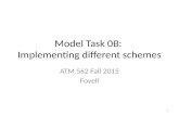 Model Task 0B: Implementing different schemes ATM 562 Fall 2015 Fovell 1.