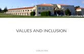 VALUES AND INCLUSION CARLOS REIS. 1. UNDERSTANDING IFFERENCE 1.1. WHAT ARE VALUES?