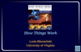 How Things Work Louis Bloomfield University of Virginia.