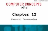 Chapter 12 Computer Programming. 12 Chapter 12: Computer Programming 2 Chapter Contents  Section A: Programming Basics  Section B: Procedural Programming.