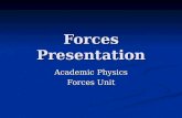 Forces Presentation Academic Physics Forces Unit.