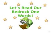 Let’s Read Our Bedrock One Words! a I saw a girl and a boy.