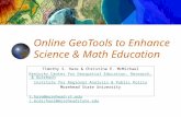 Online GeoTools to Enhance Science & Math Education Timothy S. Hare & Christine E. McMichael Kentucky Center for Geospatial Education, Research, & Outreach.