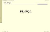 CIS4368: Advanced DatabaseSlide # 1 PL/SQL Dr. Peeter KirsSpring, 2003 PL/SQL.