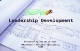 Leadership Development Presented by Eva De La Rosa WMU/Women’s Ministry Specialist, CSBC.