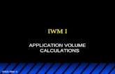 NRCS -IWM II 1 IWM I APPLICATION VOLUME CALCULATIONS.