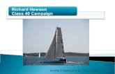 Richard Hewson Class 40 Campaign .