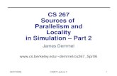 02/07/2006CS267 Lecture 71 CS 267 Sources of Parallelism and Locality in Simulation – Part 2 James Demmel demmel/cs267_Spr06.
