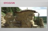 2 Weathering, Erosion, Deposition, and Landscapes Weathering – the breakdown of rocks into smaller pieces, called sediments. Erosion – the process where.