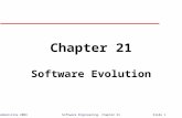 ©Ian Sommerville 2004 Software Engineering. Chapter 21Slide 1 Chapter 21 Software Evolution.