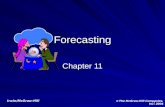 Irwin/McGraw-Hill  The McGraw-Hill Companies, Inc. 2004 1 Forecasting Chapter 11.