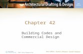 Chapter 42 Building Codes and Commercial Design. Introduction Commercial drafting depends more on building codes –This means working with the International.