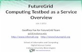 Https://portal.futuregrid.org FutureGrid Computing Testbed as a Service Overview July 3 2013 Geoffrey Fox for FutureGrid Team gcf@indiana.edu .