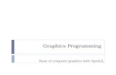Graphics Programming Basic of computer graphics with OpenGL.