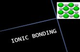 IONIC BONDING. What is an ion?  An ion: an atom or bonded group of atoms with a positive or negative charge Cation: A positively charged ion Cation:
