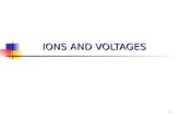 1 IONS AND VOLTAGES. 2 THE POTASSIUM GRADIENT AND THE RESTING VOLTAGE Ions are electrically charged. This fact has two consequences for membranes. First,