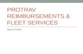 PROTRAV REIMBURSEMENTS & FLEET SERVICES Sport Clubs.