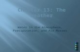 Water in the Atmosphere, Precipitation, and Air Masses.