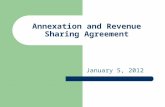 Annexation and Revenue Sharing Agreement January 5, 2012.