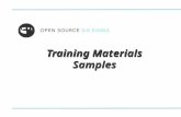 Training Materials Samples. © Open Source Six Sigma, LLCTraining Materials Samples Important information about these Samples This document contains random.