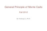 General Principle of Monte Carlo Fall 2012 By Yaohang Li, Ph.D.
