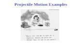 Projectile Motion Examples. Conceptual Example 3-6 Demonstration!! v 0x