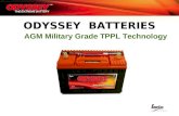 ODYSSEY BATTERIES AGM Military Grade TPPL Technology.