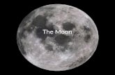 The Moon. Size 3498 kilometers About one fourth of the earth’s diameter.