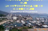 Spatial Distribution of Activities in Sai Kung Town Frequency of Occurrence.