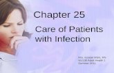Chapter 25 Care of Patients with Infection Mrs. Kreisel MSN, RN NU130 Adult Health 1 Summer 2011.