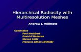 Hierarchical Radiosity with Multiresolution Meshes Andrew J. WillmottCommittee Paul Heckbert David O’Hallaron Steven Seitz Francois Sillion (iMAGIS)