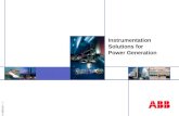 © ABB AG - 1 - Instrumentation Solutions for Power Generation.