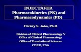 INJECTAFER Pharmacokinetics (PK) and Pharmacodynamics (PD) Christy S. John, Ph.D Division of Clinical Pharmacology V Office of Clinical Pharmacology Division.