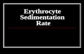 Erythrocyte Sedimentation Rate. Erythrocyte sedimentation rate (ESR) is a non- specific test for inflammation. It is easy to perform, widely available.