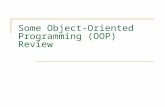Some Object-Oriented Programming (OOP) Review. Let’s practice writing some classes Write an Employee class with methods that return values for the following.