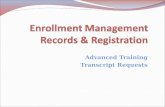 Advanced Training Transcript Requests. Topics 1. Transcript Basics 2. Transcript Pickup 3. Official Request: Online, In-Person/Mailed, Issues, Status.