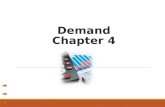 Demand Chapter 4. Introduction to Demand In the United States, the forces of supply and demand work together to set prices. Demand is the desire, willingness,