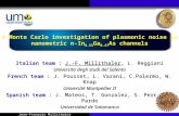 1 Jean-François Millithaler A Monte Carlo investigation of plasmonic noise in nanometric n-In 0.53 Ga 0.47 As channels Italian team : J.-F. Millithaler,