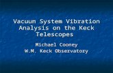 Vacuum System Vibration Analysis on the Keck Telescopes Michael Cooney W.M. Keck Observatory.