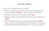 Some dates check out “outline version 3.0.pdf” Return reviews to reviewees (use track changes and “comments) by 20 Sep – send also to Lee Hsiang Revised.