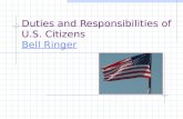 Duties and Responsibilities of U.S. Citizens Bell Ringer Bell Ringer.