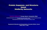 Protein Sequence- and Structure-based Similarity Networks Department of Informatics and Communications, University of Athens, Greece Athens, May 7 th,
