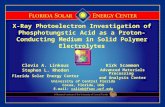 X-Ray Photoelectron Investigation of Phosphotungstic Acid as a Proton-Conducting Medium in Solid Polymer Electrolytes Clovis A. Linkous Stephen L. Rhoden.