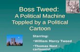 Boss Tweed: A Political Machine Toppled by a Political Cartoon Starring: William Marcy Tweed Thomas Nast - cartoonist.