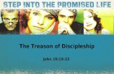 Textbox center The Treason of Discipleship John 19:19-22.