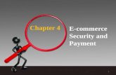 Chapter 4 E-commerce Security and Payment 1. Types of Payment Systems  Cash  Checking Transfer  Credit Card  Stored Value  Accumulating Balance 2.