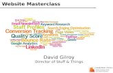 Website Masterclass David Gilroy Director of Stuff & Things.