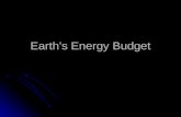 Earth’s Energy Budget. Modes of Energy Travel Heat Energy can be transferred in three specific ways: Heat Energy can be transferred in three specific.