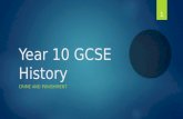Year 10 GCSE History CRIME AND PUNISHMENT 1. Threads in History….  This topic looks at CHANGE and CONTINUITY over time.  We will look at CRIME and PUNISHMENT.