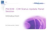 TC 57 PSCE09 - CIM Status Update Panel Session Introduction Ed Dobrowolski, NERC.